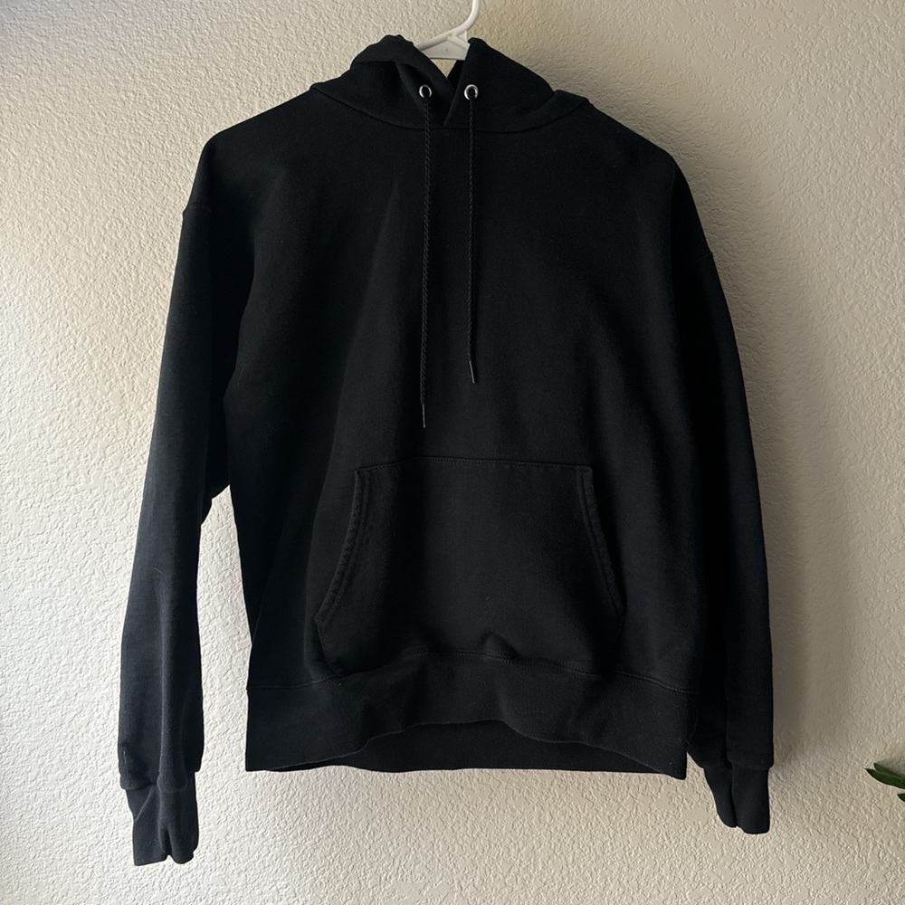 Hanes heavyweight black hoodie